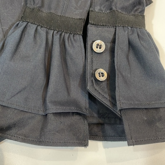 ETRO Milano Luxury Boutique Blouse Size 48 US 12 Dramatic Ruffle Collar Cuffs - Picture 8 of 16